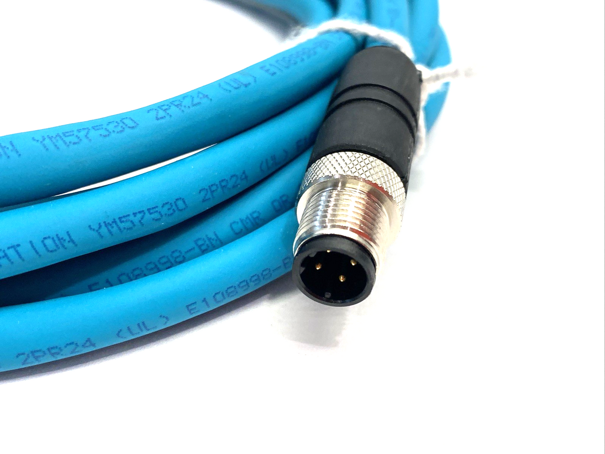 0985 YM57530 100/5M | Lumberg Automation Ethernet Cordset Double End 900004140 - New – Open box - Maverick Industrial Sales