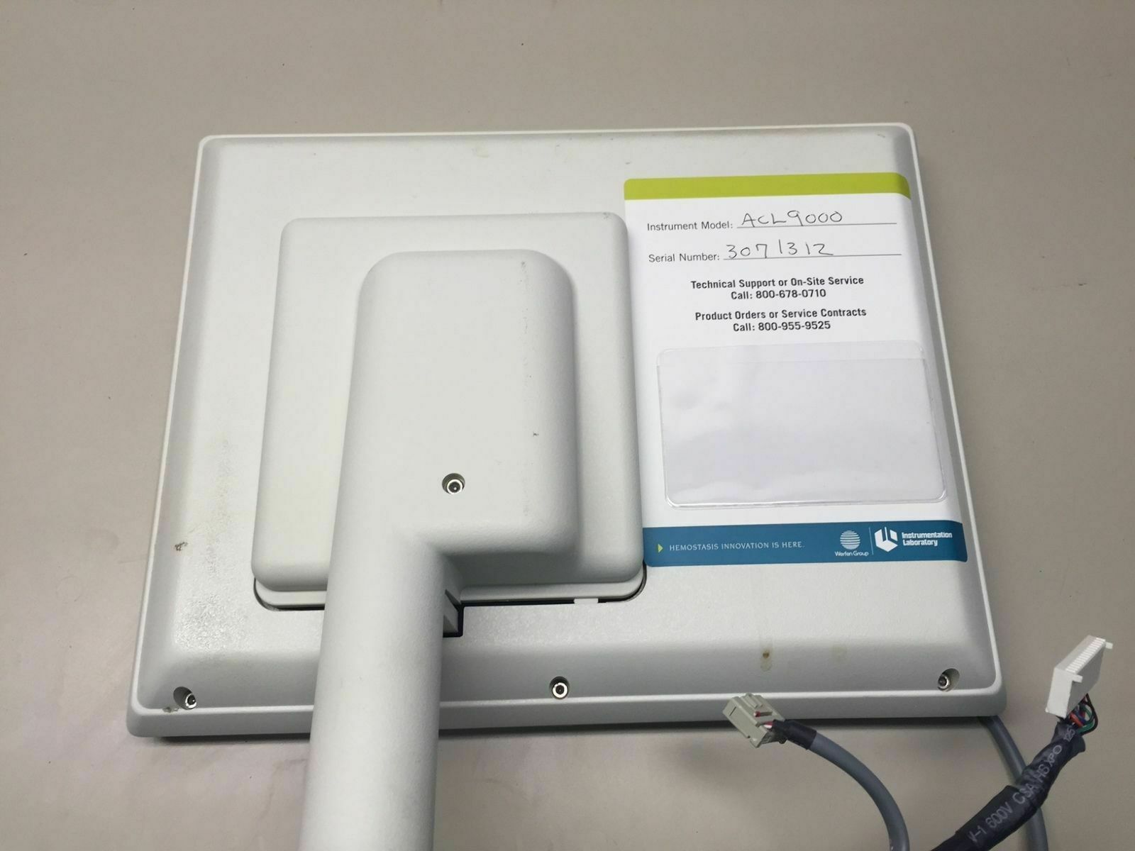 181105-70 ACL 9000 | Instrumentation Lab Analyzer Touchscreen Display Assembly - Used - Maverick Industrial Sales