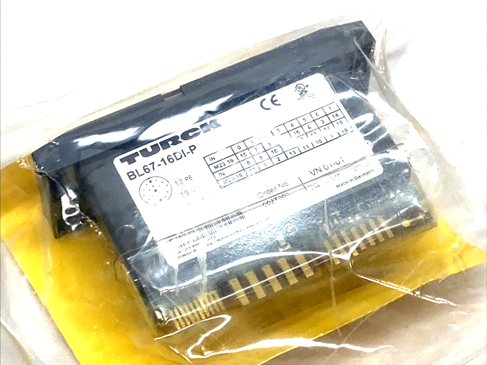 Turck BL67-16DI-P Electronic I/O Module PNP 16-Digital Inputs 6827383 - Maverick Industrial Sales
