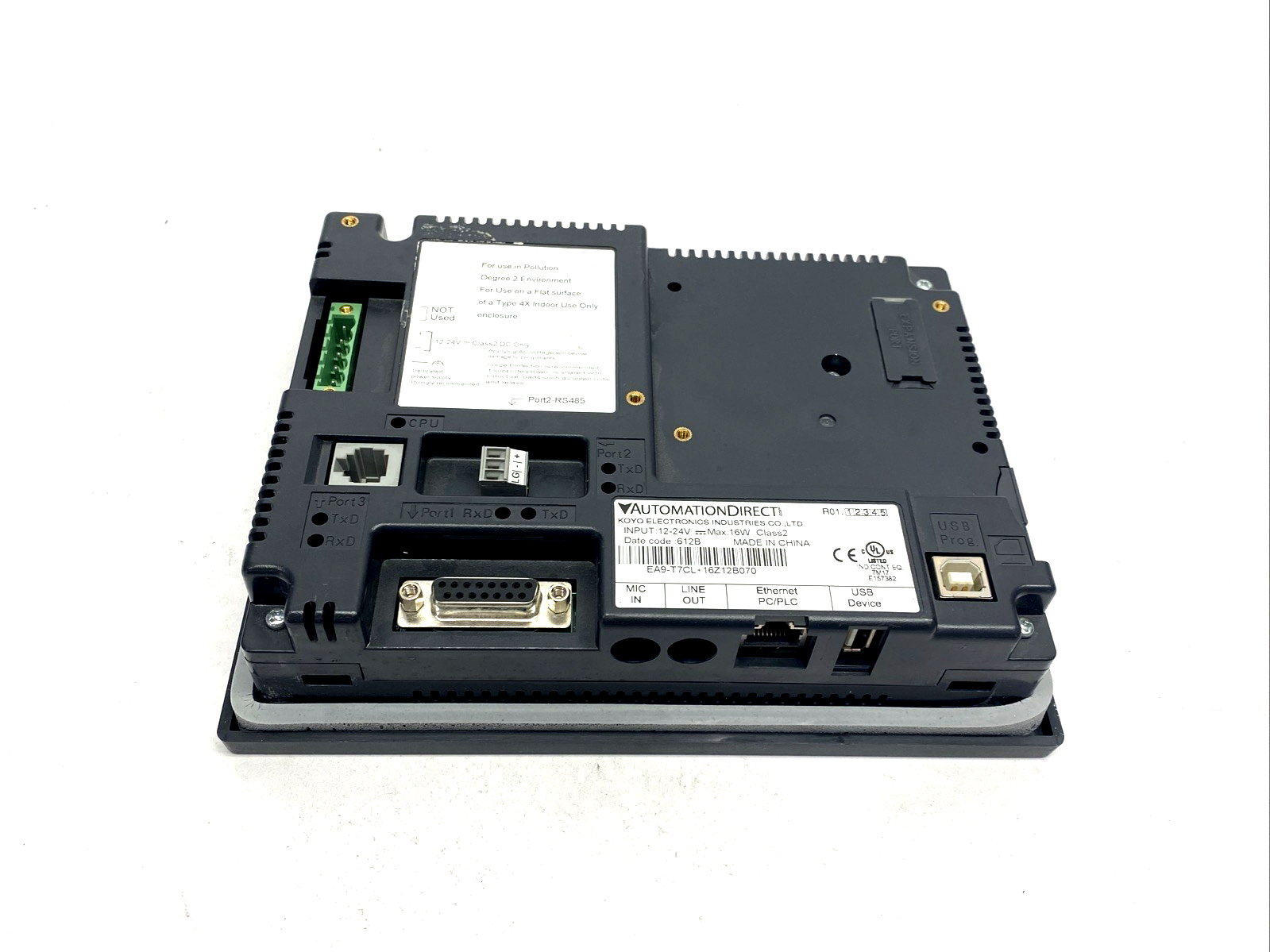 Automation Direct EA9-T7CL HMI, Analog Resistive Touch Screen, 800 x 480 Pixel - Maverick Industrial Sales