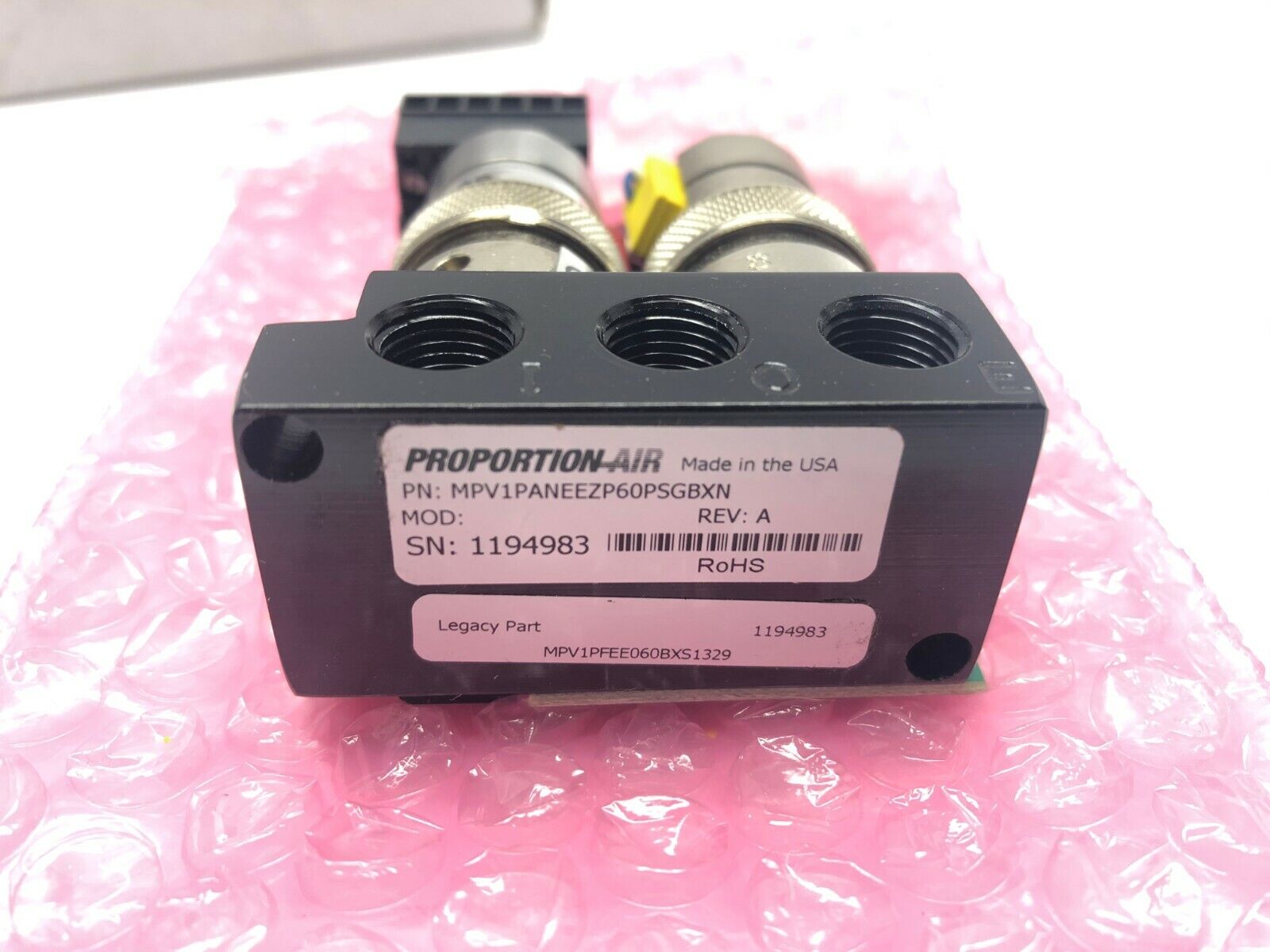 Proportion-Air MPV1PANEEZP60PSGBXN Rev. A Control 1194983 - Maverick Industrial Sales