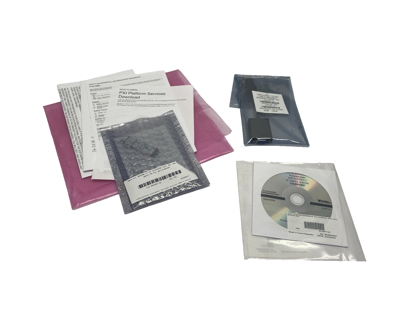 National Instruments 502239F-00 Software/Driver Kit For 787567-01 PXIe-8861 - Maverick Industrial Sales