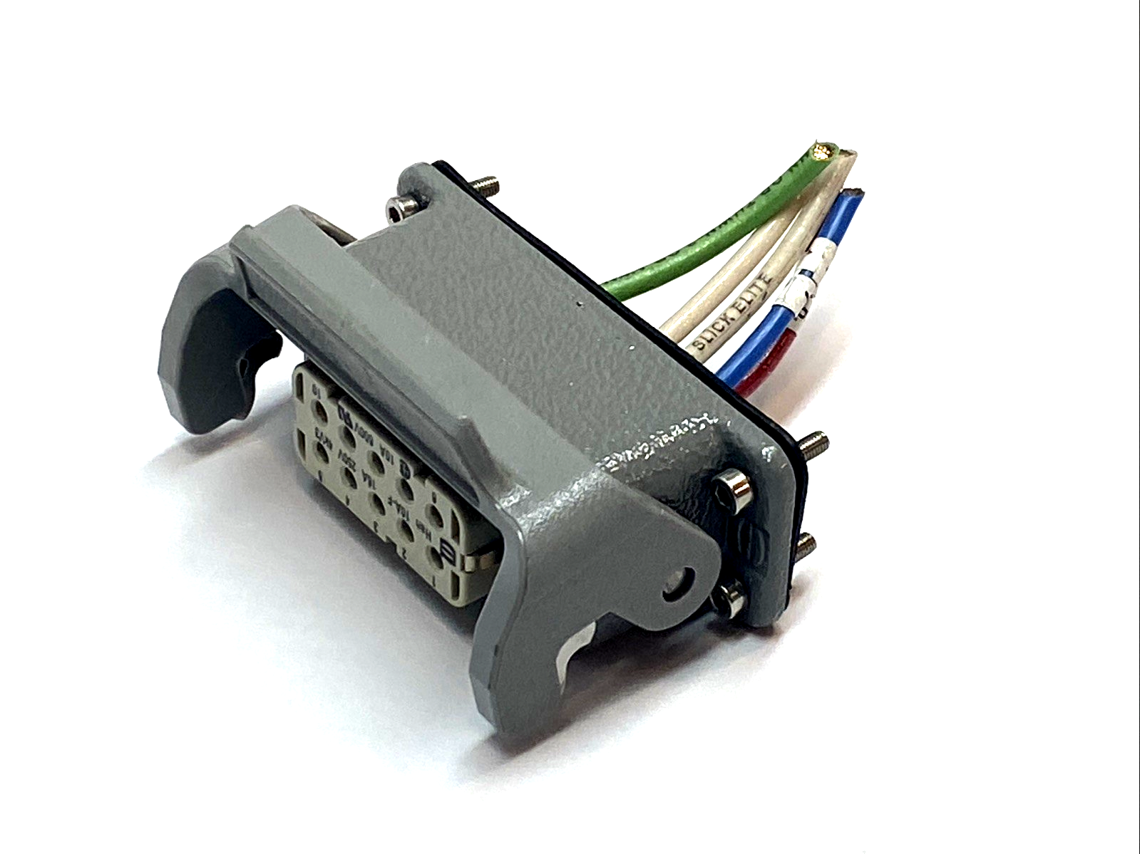 HARTING Han 10B-1-Lever Hood w/ 09200102812 Insert - Maverick Industrial Sales