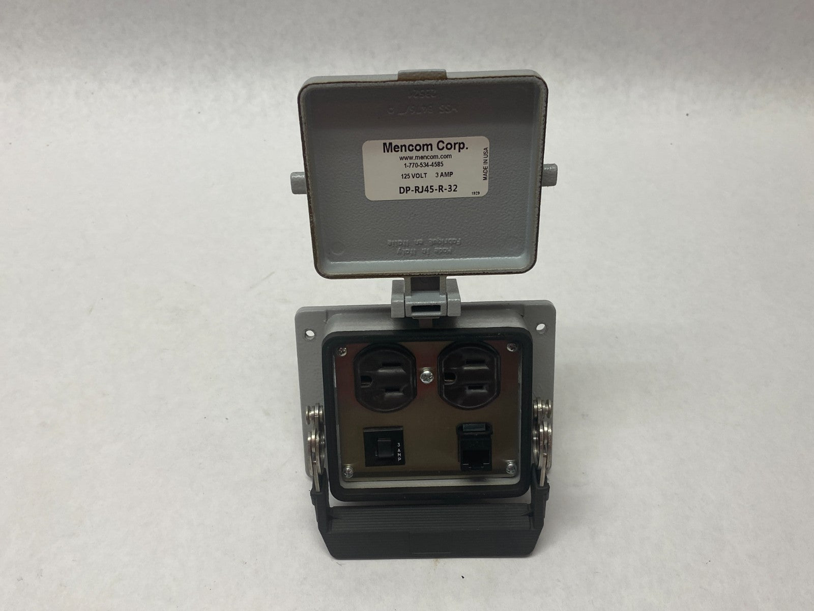 Mencom DP-RJ45-R-32 Panel Interface Connector Module, Duplex Outlet - Maverick Industrial Sales