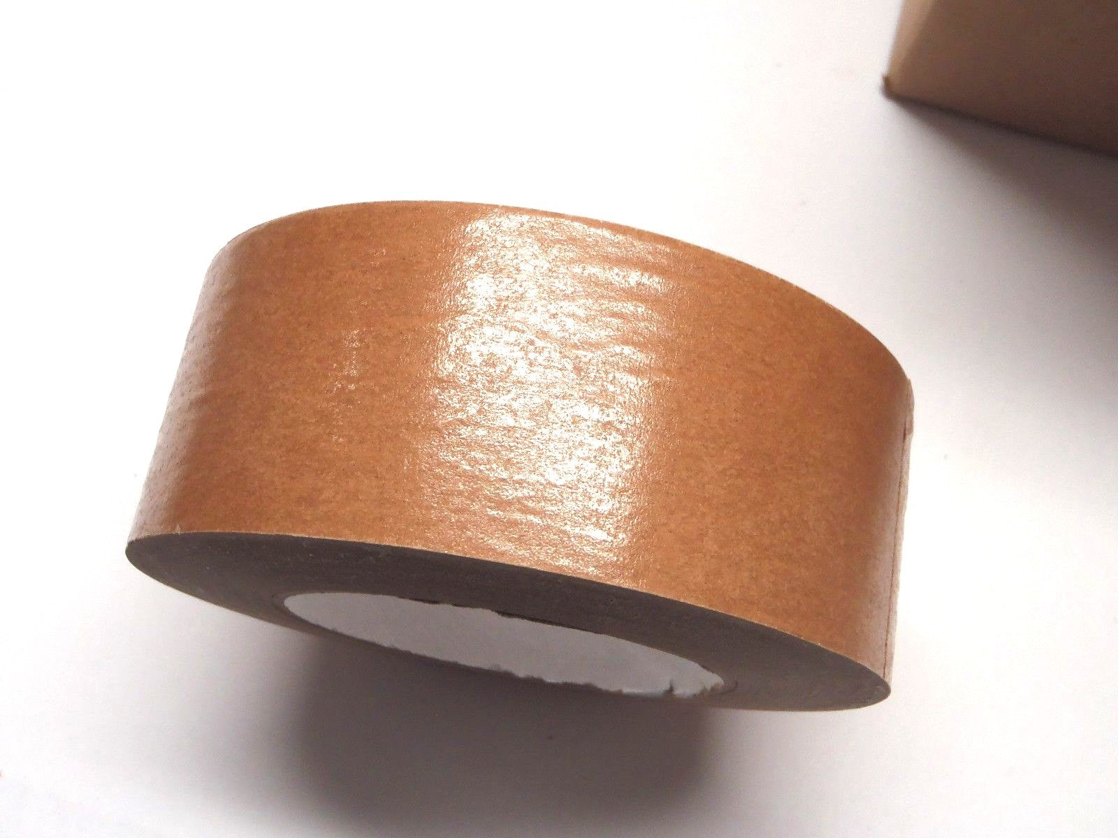 235 | Tan Natural Flatback Tape 48mm x 55M Rolls CASE OF 24- New – Open box - Maverick Industrial Sales
