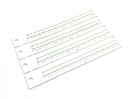 Murrplastik 86401210 Terminal Block Label Plate White BOX OF 1400 - Maverick Industrial Sales