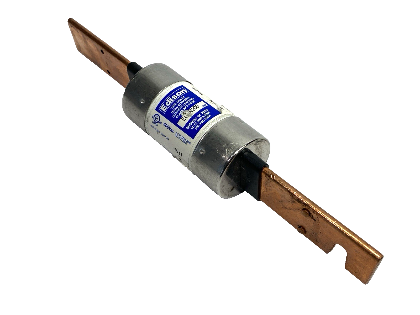Edison ECSR200 Time-Delay Dual Element Fuse Class RK5 600VAC 200A - Maverick Industrial Sales