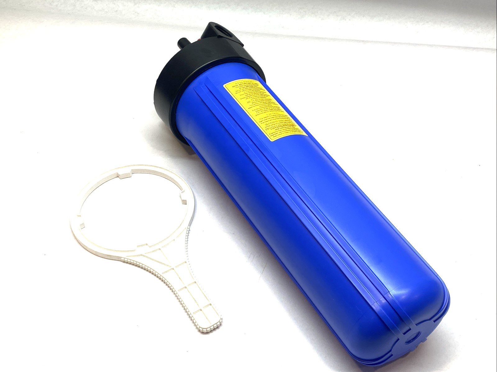 20" x 4.5" Big Blue Whole House Water Filter Housing Cartridge System - Maverick Industrial Sales