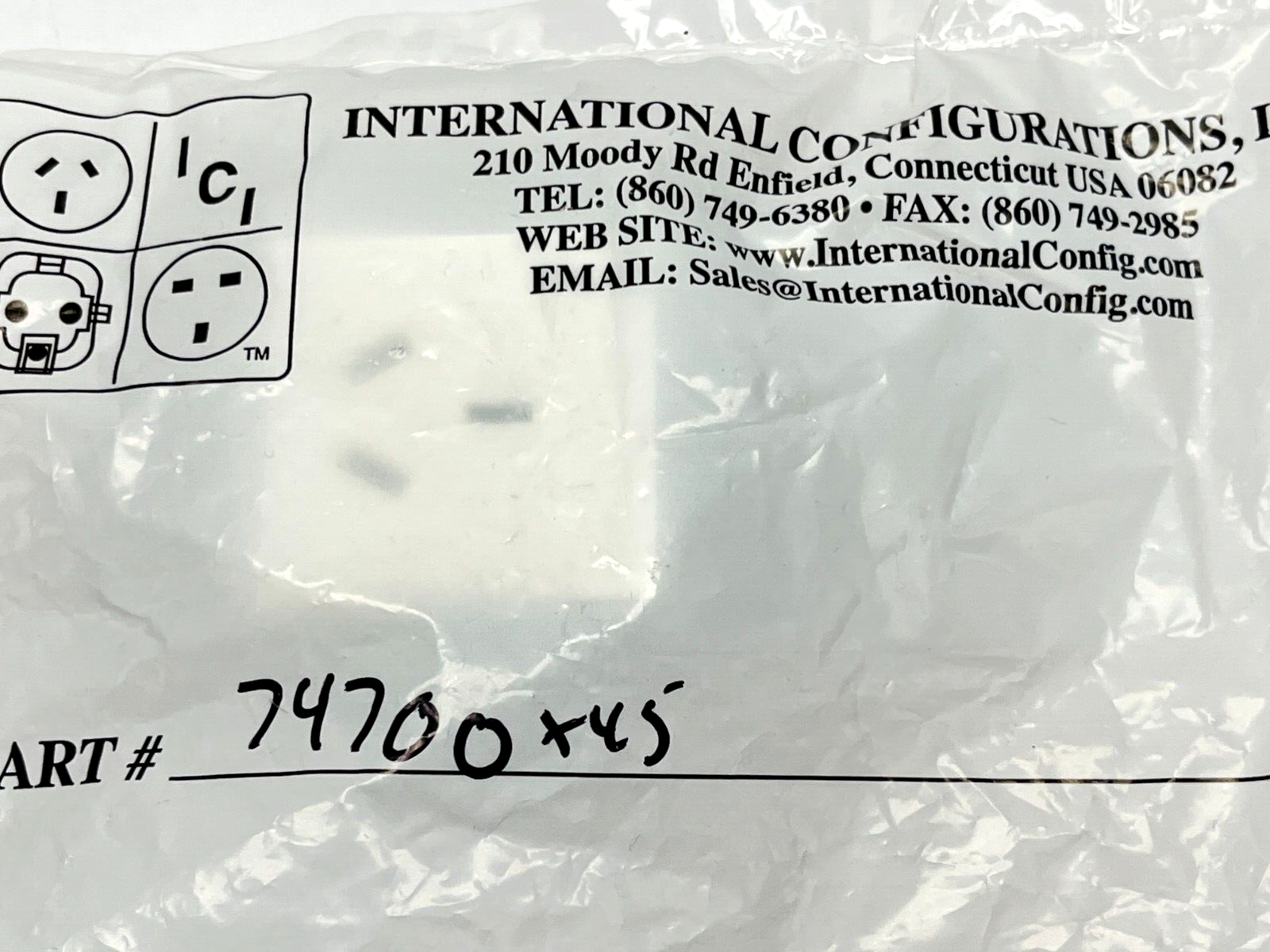 International Configurations 74700X45 China Modular Outlet Type I 10A 250V - Maverick Industrial Sales