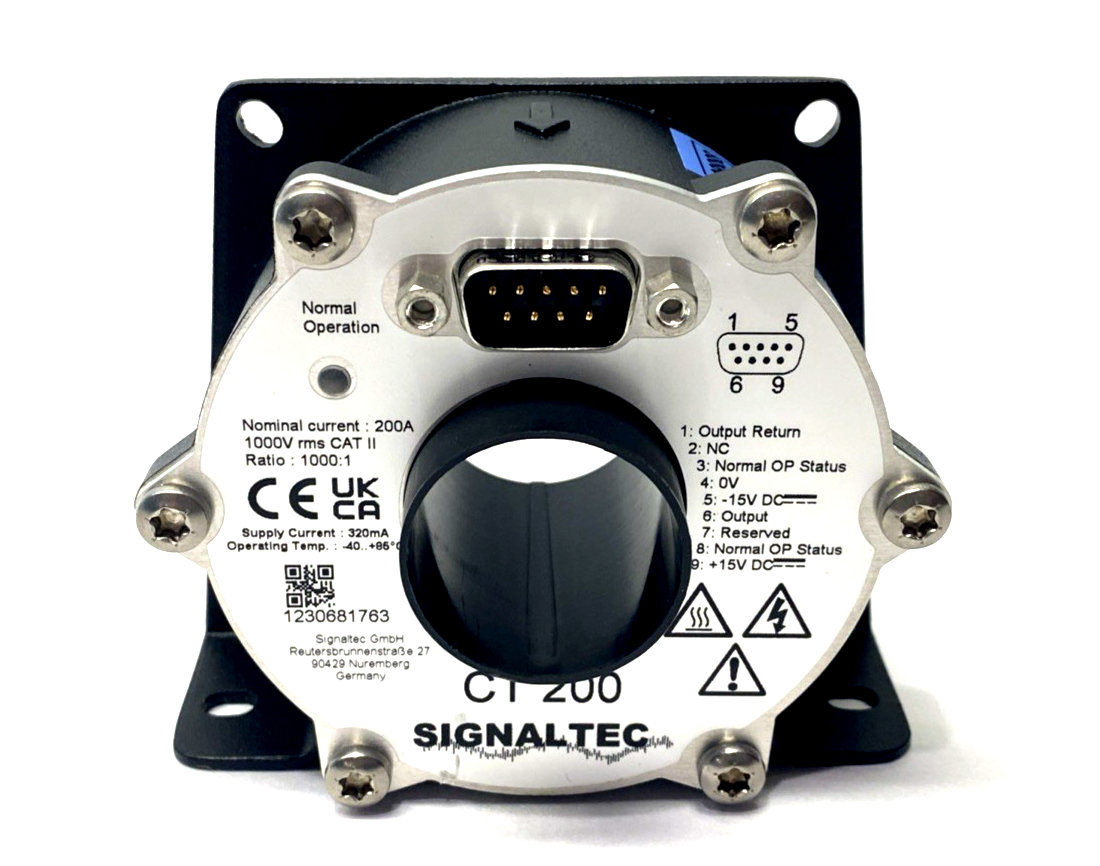 Signaltec CT 200 High Precision Current Transducer 200A 1000:1 1000V Rms CAT II - Maverick Industrial Sales