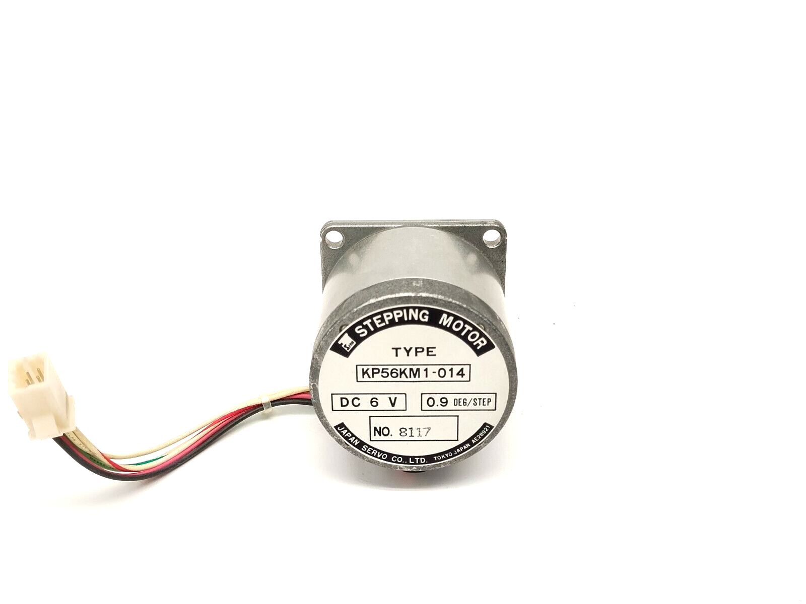 Japan Servo KP56KM1-014 Stepping Motor 6VDC 0.9 Deg/Step 1/4" Shaft - Maverick Industrial Sales