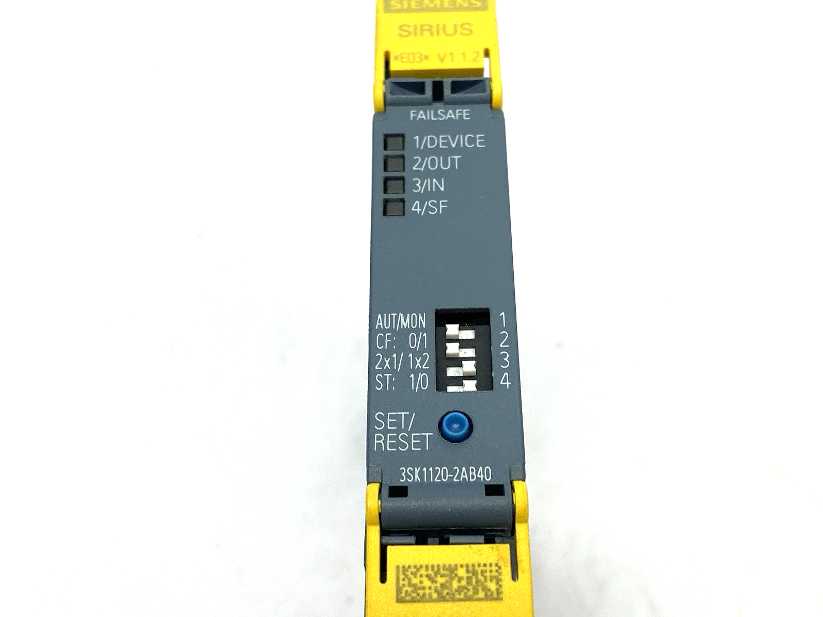 Siemens 3SK1120-2AB40 SIRIUS Advanced Basic Safety Relay BROKEN TERMINAL - Maverick Industrial Sales