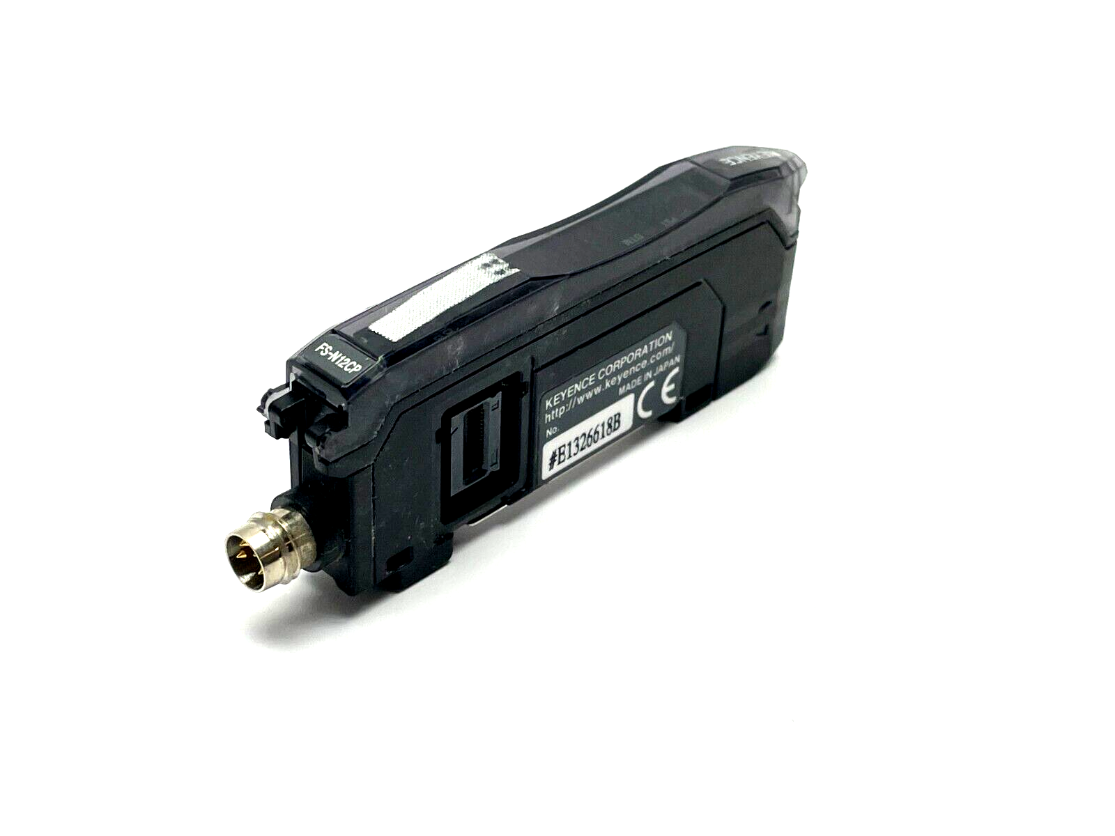 Keyence FS-N12CP Fibre Amplifier M8 Connector Type Expansion Unit - Maverick Industrial Sales