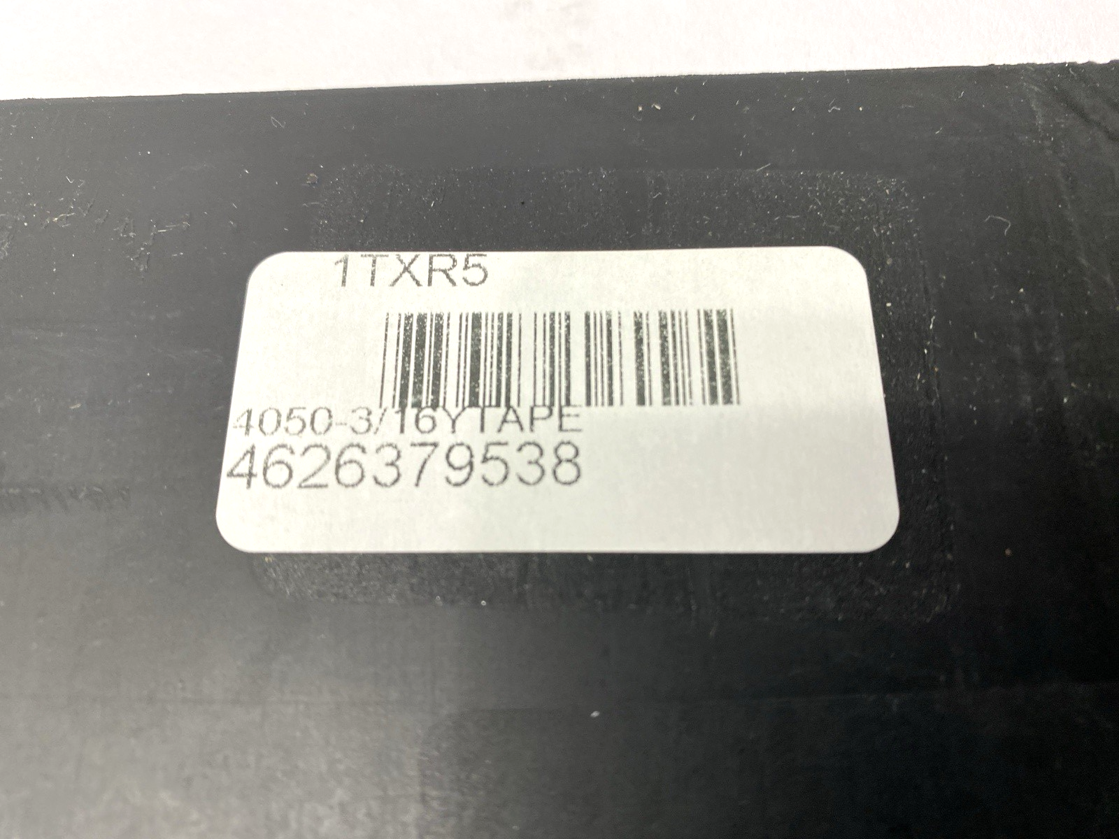 E. James 4050-3/16YTAPE Rubber Strip Buna Comm 50 3/16" Thick 4" Wide x 36" Long - Maverick Industrial Sales