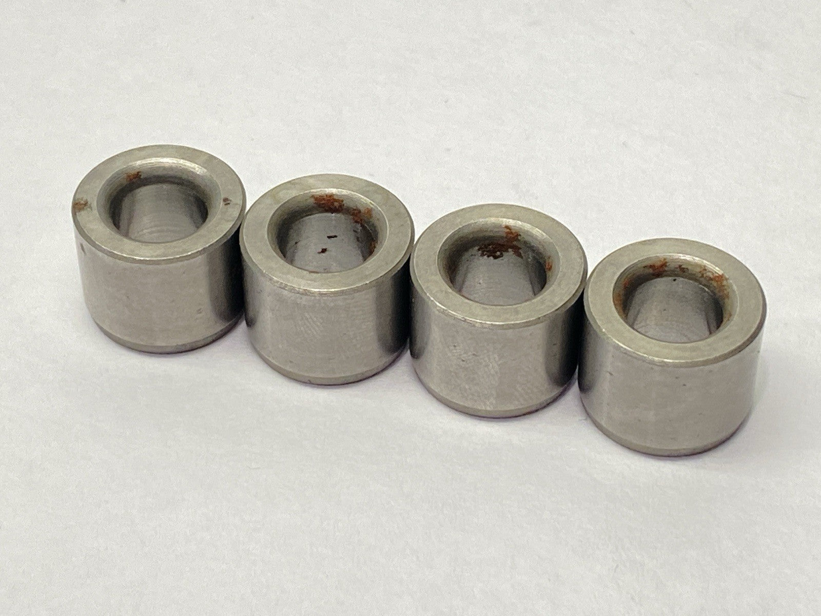 96990A292 Drill Bushing 8.2mm ID 15mm OD 12mm Long Chamfer On One End LOT OF 4 - New – Open box - Maverick Industrial Sales