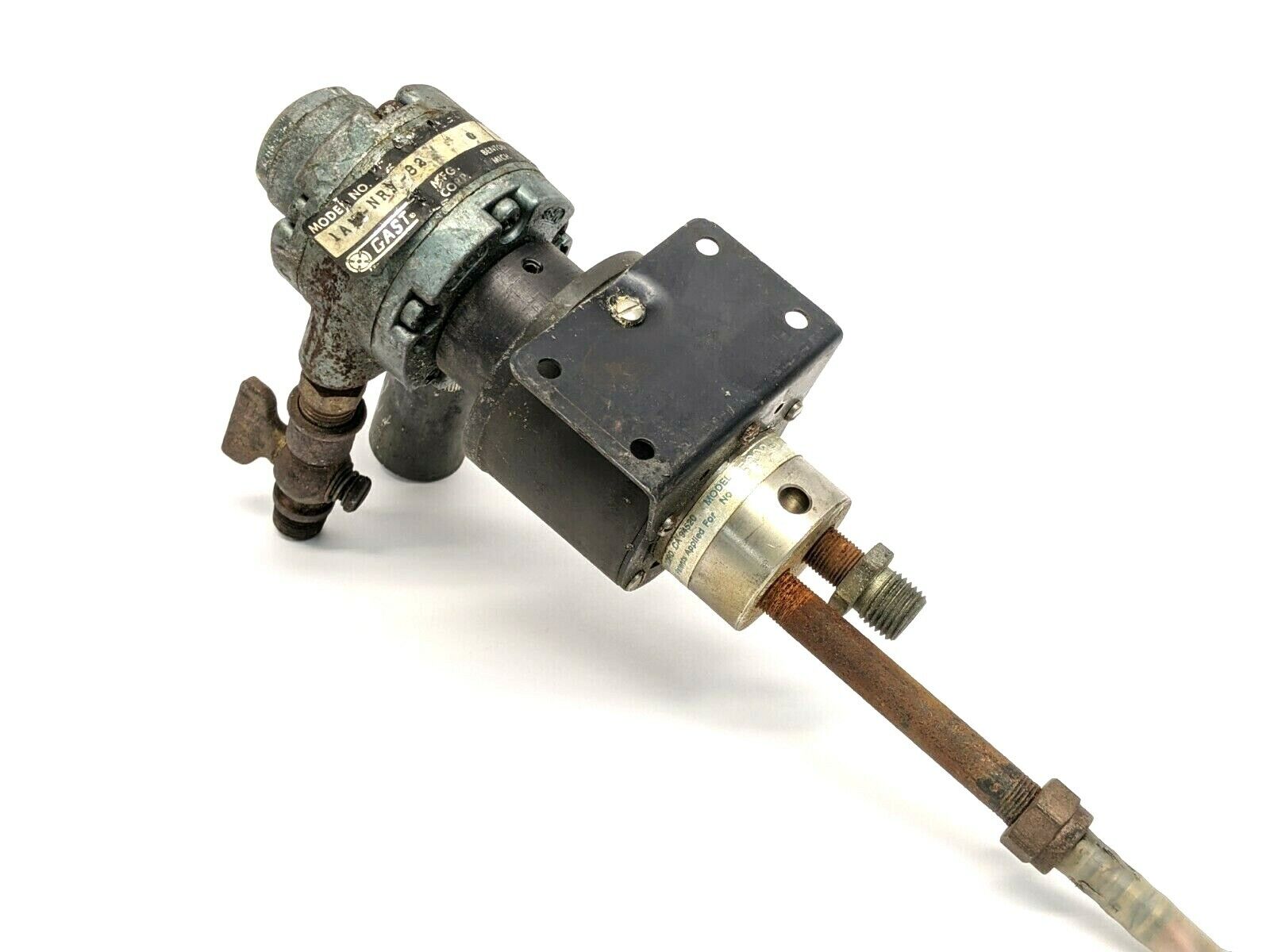 Gast 1AM-NRV-82 Air Motor w/ Paragon 5082-01 - Maverick Industrial Sales