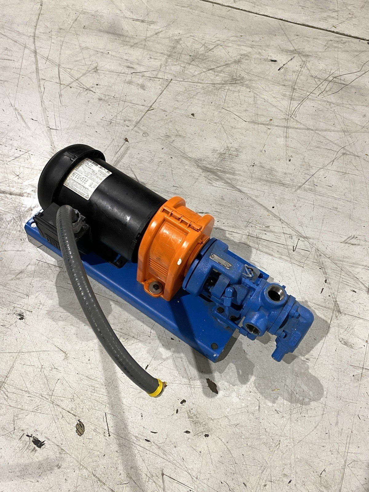 G4124A | Viking Rotary Gear Pump with WEG 00118ET3E143T-S 230/460V 3PH 8 GPM - Used - Maverick Industrial Sales