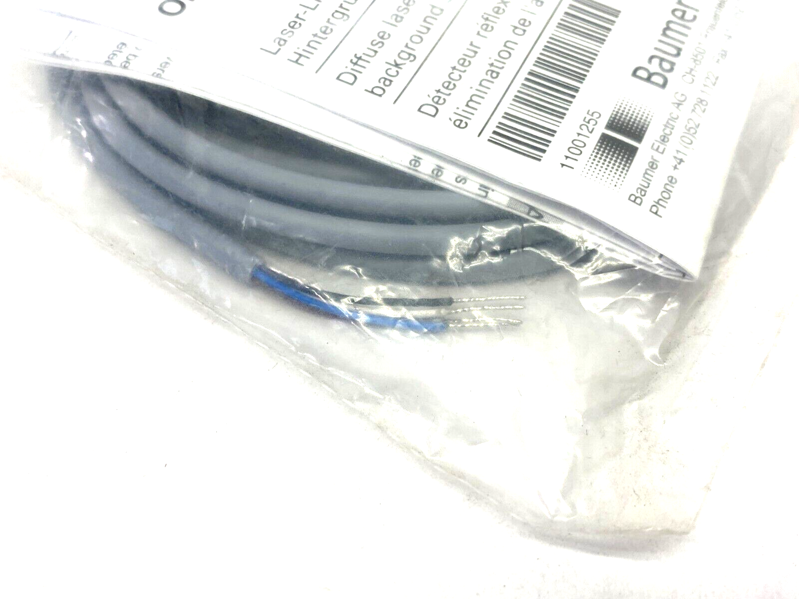 Baumer OHDK 14P5101 Background Suppression Diffuse Sensor 20~350mm 11001255 - Maverick Industrial Sales