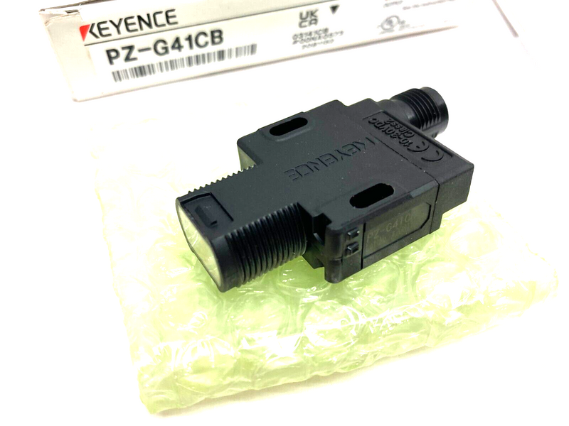 Keyence PZ-G41CB Long-Range Diffuse Reflective Sensor w/ Locking Nut - Maverick Industrial Sales