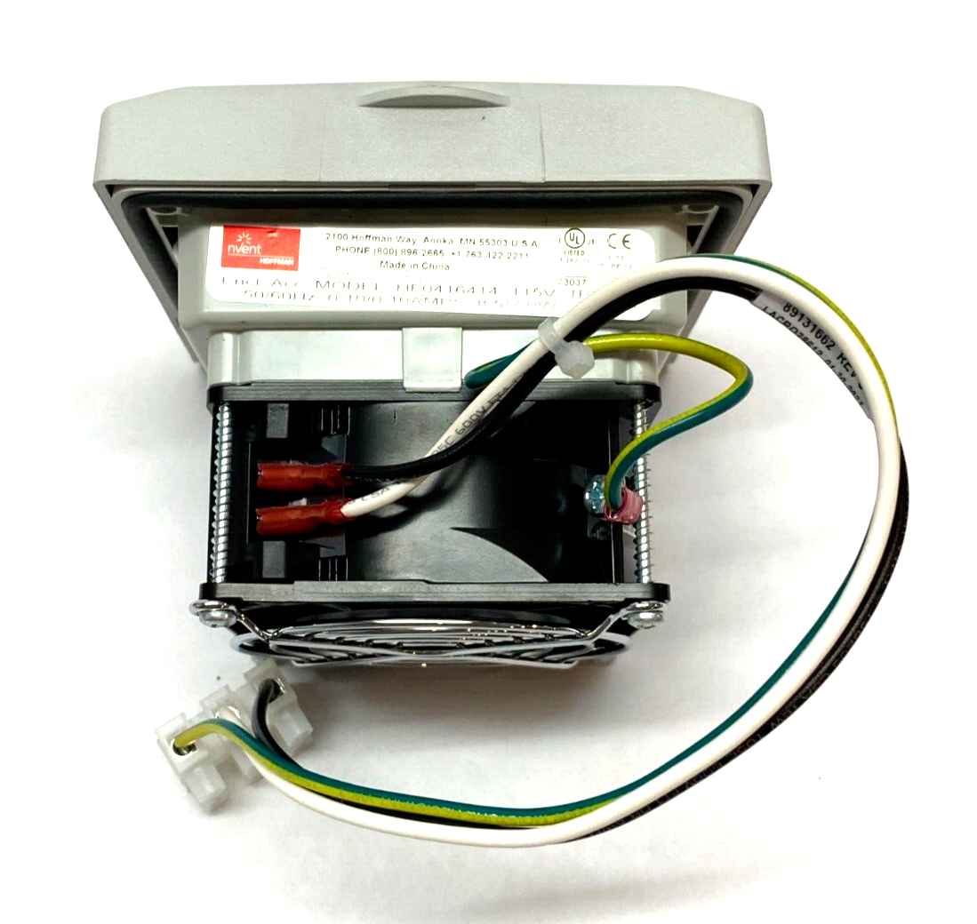 Hoffman HF0416414 Nvent Filtering Exhaust Fan IP54 4in FF 115V 7035 - Maverick Industrial Sales