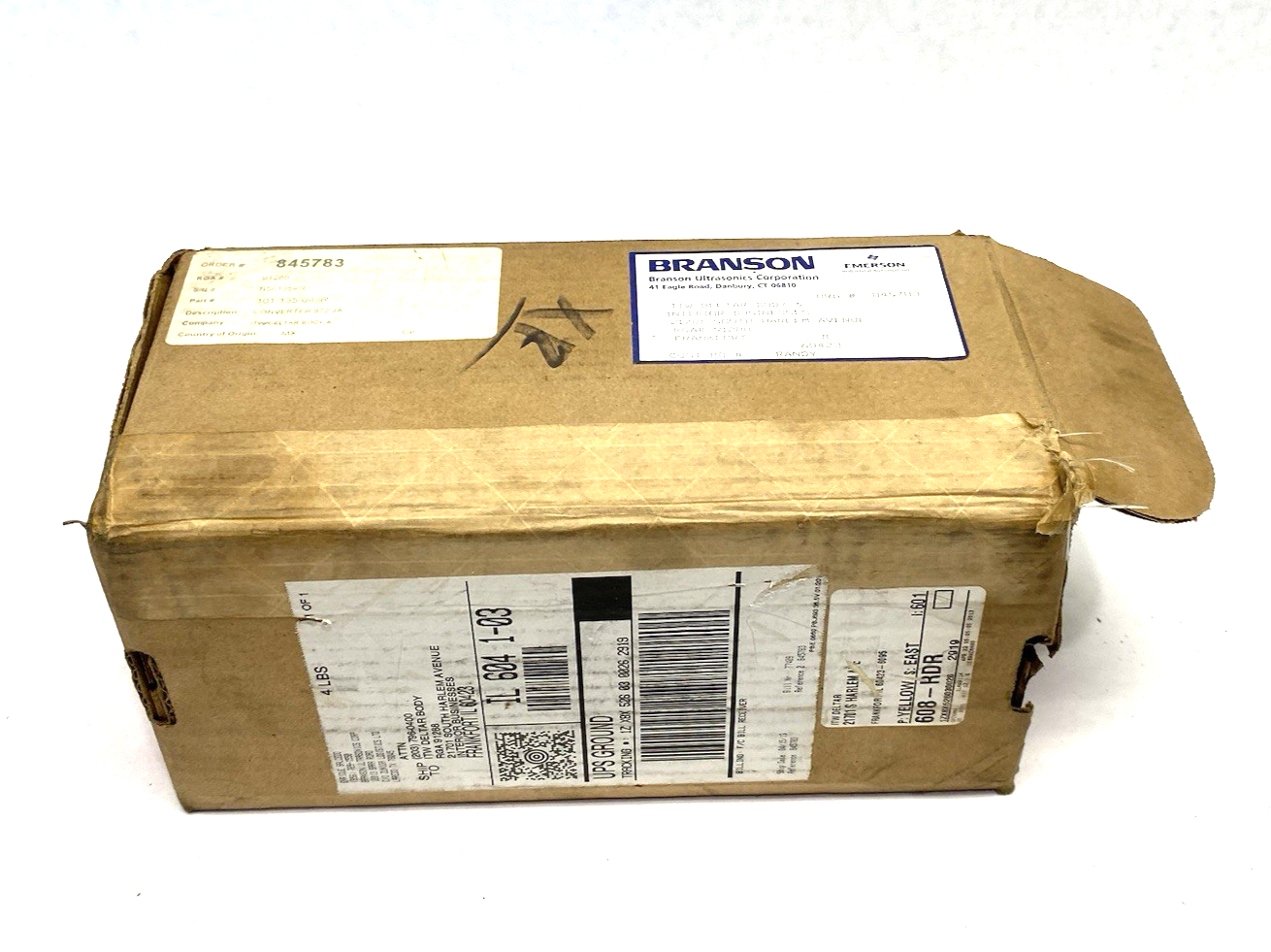 101-135-049R | Branson Ultrasonic 20kHz Converter/Transducer 922JA - New – Open box - Maverick Industrial Sales