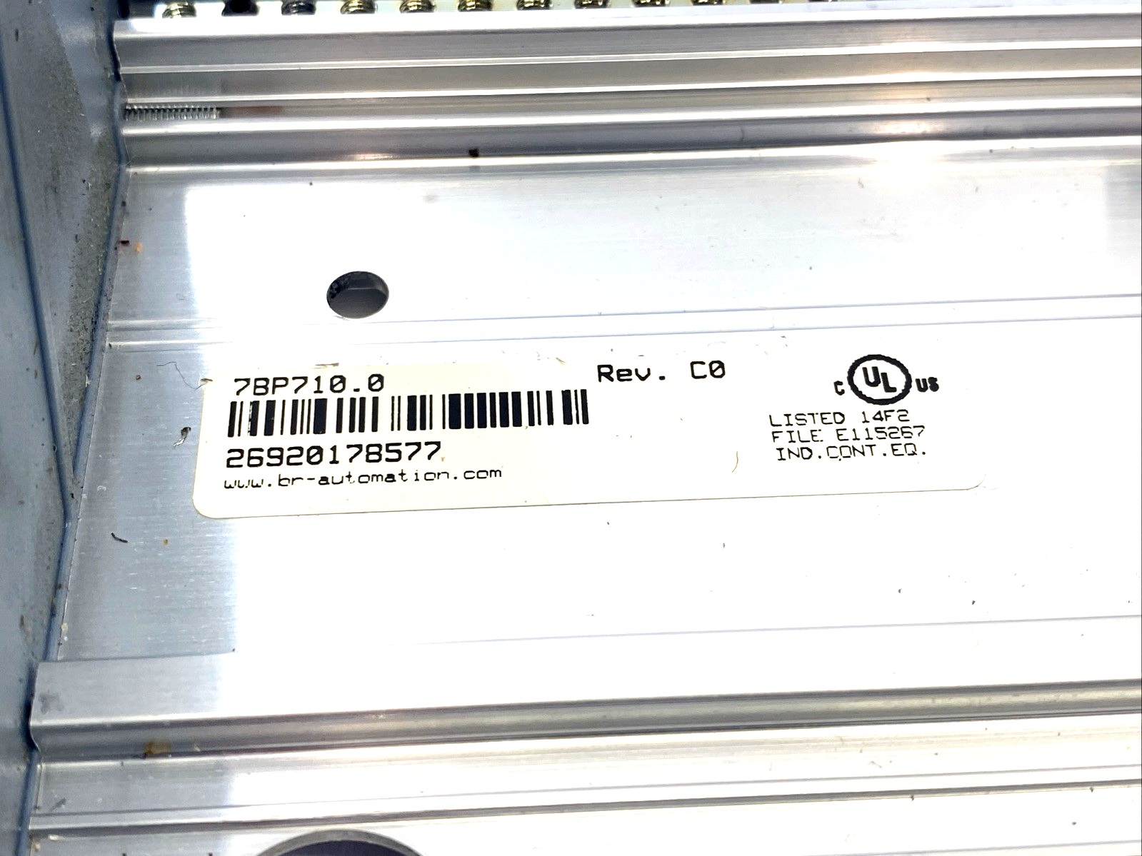 7BP710.0 | B&R Automation Rev. C0 2003 PLC System Module Mounting Rack - Used - Maverick Industrial Sales