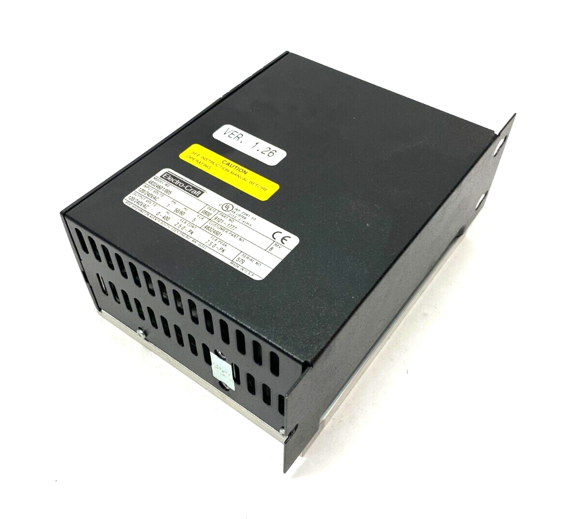 Electro-Craft 48324601/005 BRU Ser Advantage Line Servo Drive 1-Phase 9101-1777 - Maverick Industrial Sales