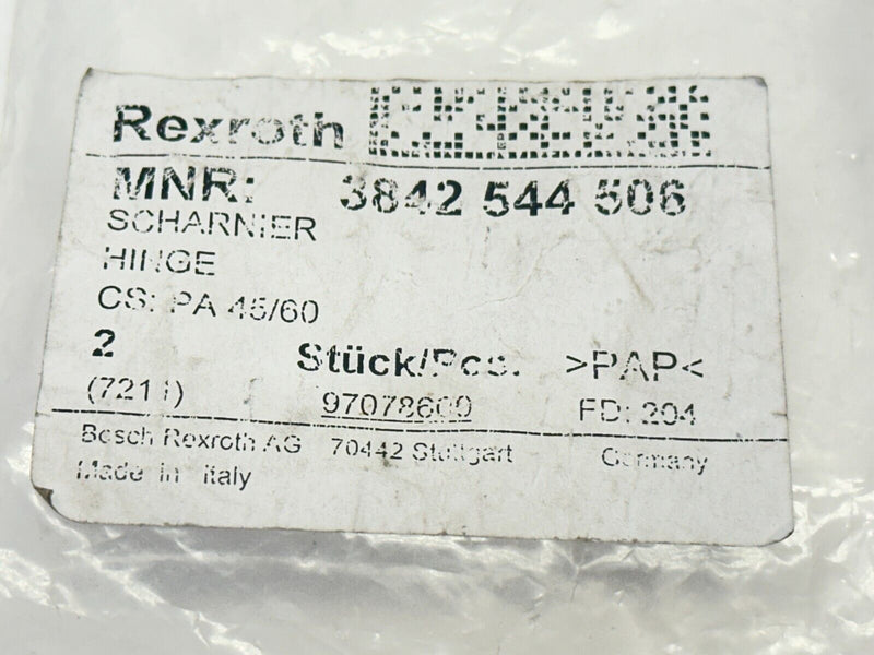 Bosch Rexroth 3842544506 Hinge PA 45/60 PKG OF 2 - Maverick Industrial Sales