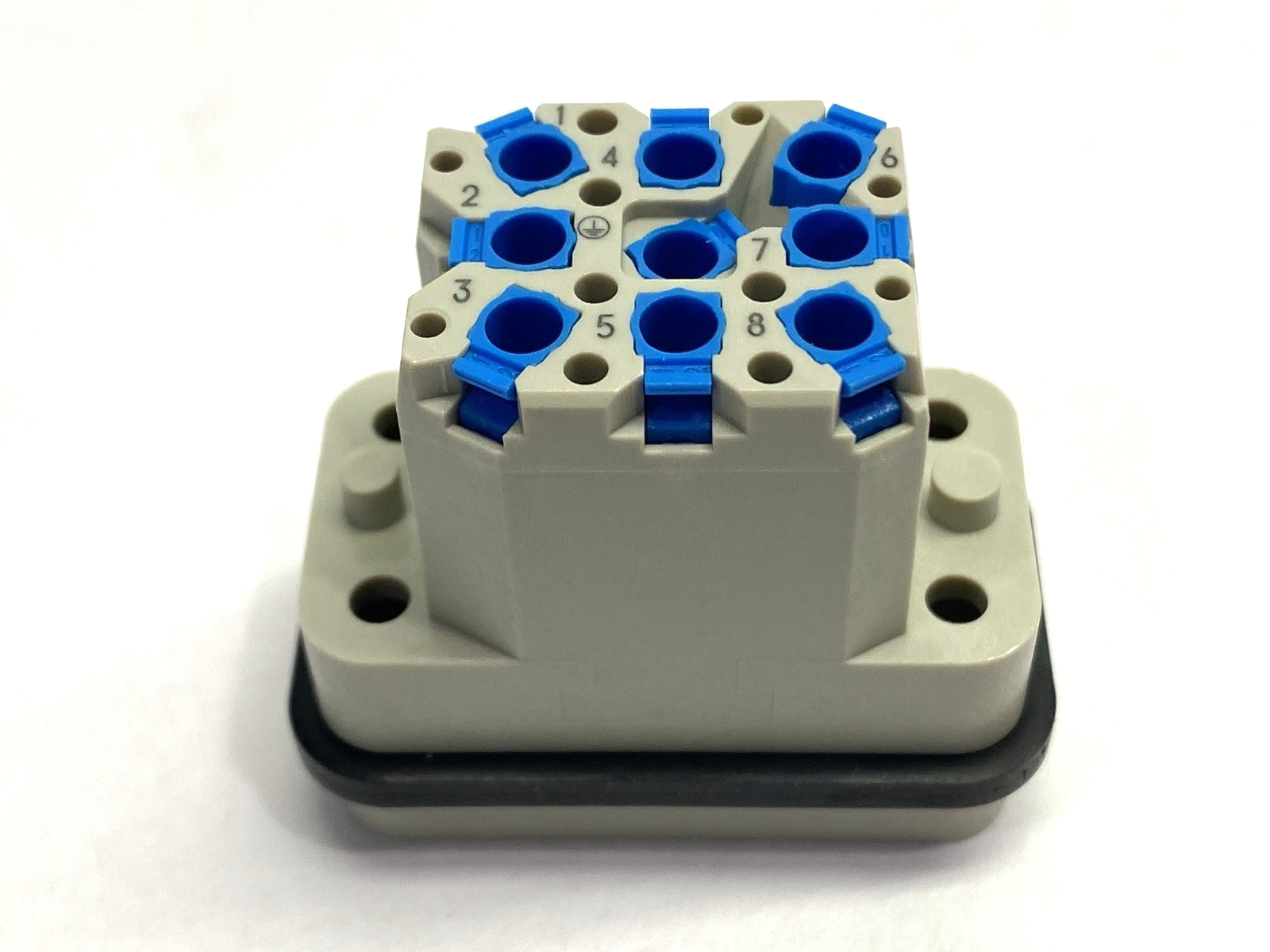 Harting 09120082633 Quick-Lock Heavy Duty Power Connector Han Q8/0-M-QL - Maverick Industrial Sales