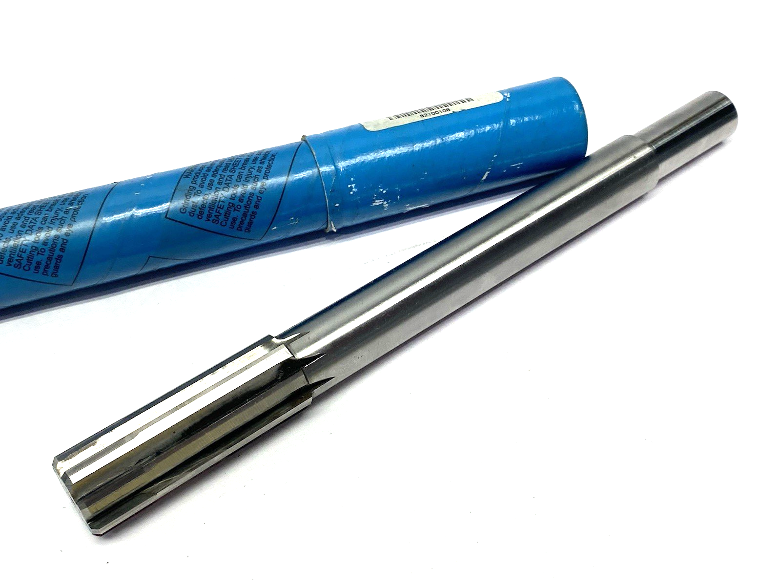 82100108 Carbide-Tipped 8 Flute Chucking Reamer 1.001" Diameter 10-1/2" OAL - Maverick Industrial Sales