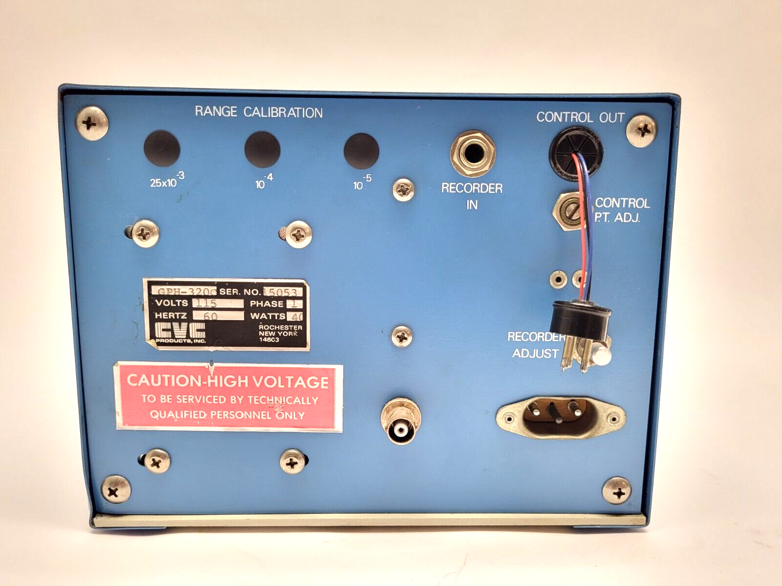 CVC Products GPH-320C Penning Type Vacuum Gauge 115V 60Hz 40W - Maverick Industrial Sales