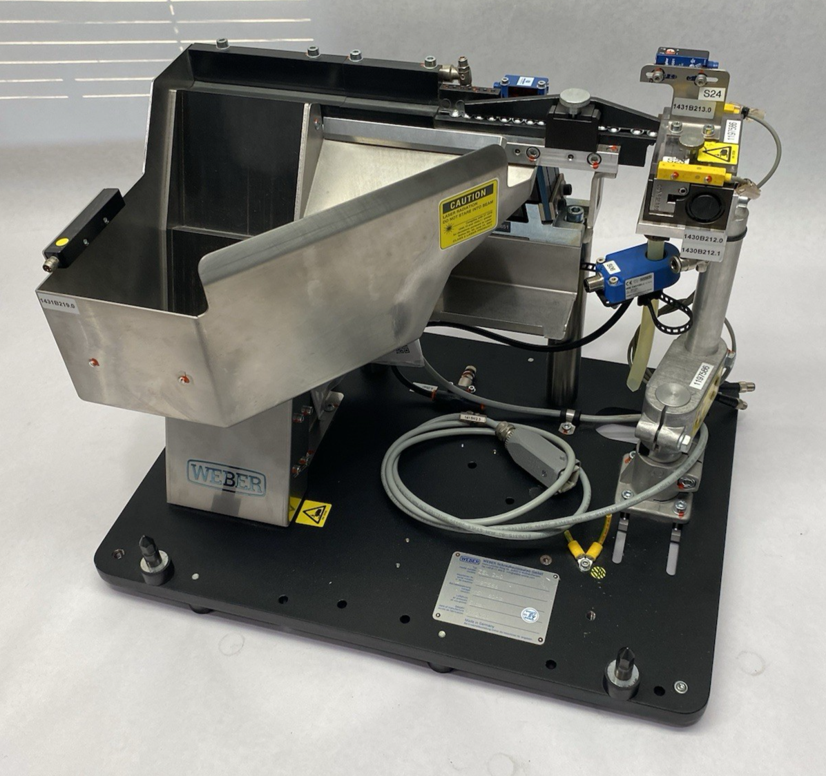 Weber ZEL 240 Gentle Vibratory Step Feeder System, Very Low Noise Emissions - Maverick Industrial Sales