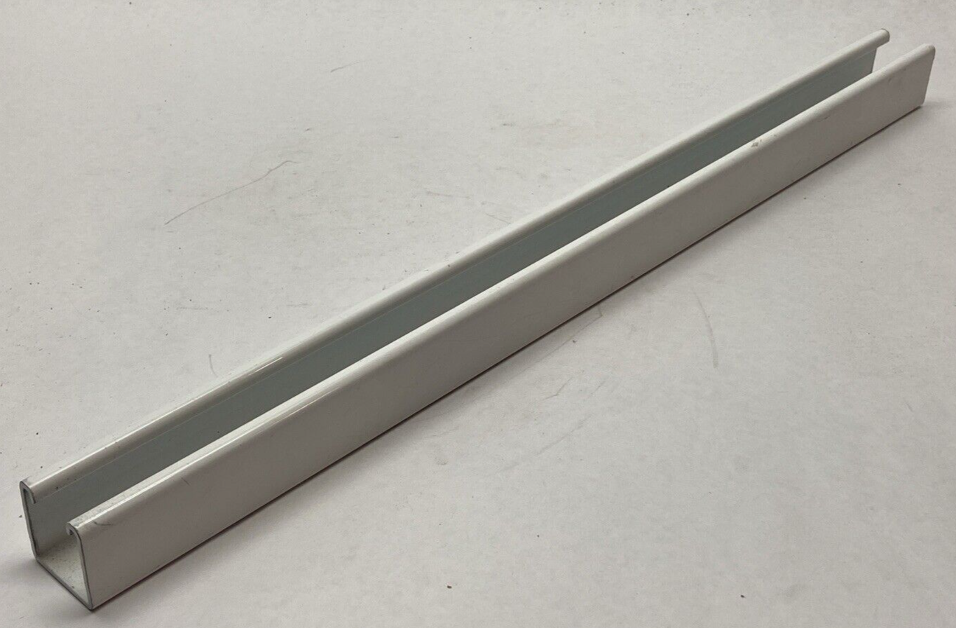 Strut Channel Solid White Powder-Coated Steel 2ft Length - Maverick Industrial Sales