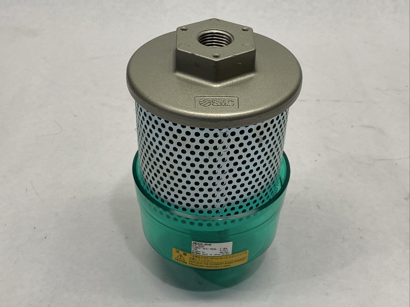 SMC AMC520-N04B Exhaust Cleaner Compressed Air Muffler 1/2" NPT - Maverick Industrial Sales
