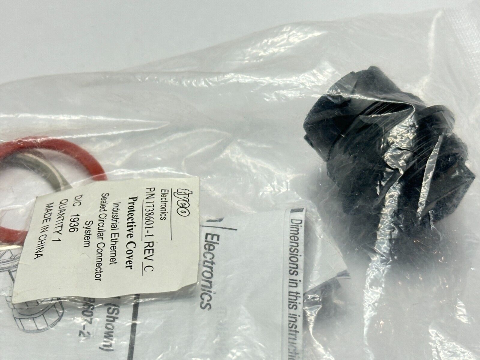 Tyco 1738601-1 Rev C Industrial Ethernet Sealed Connector System - Maverick Industrial Sales