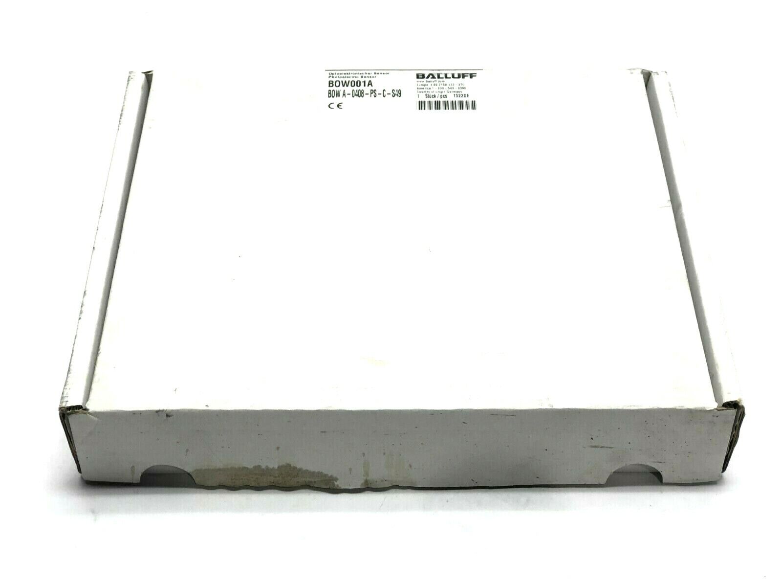 Balluff BOW A-0408-PS-C-S49 Optical Window Sensor BOW001A - Maverick Industrial Sales