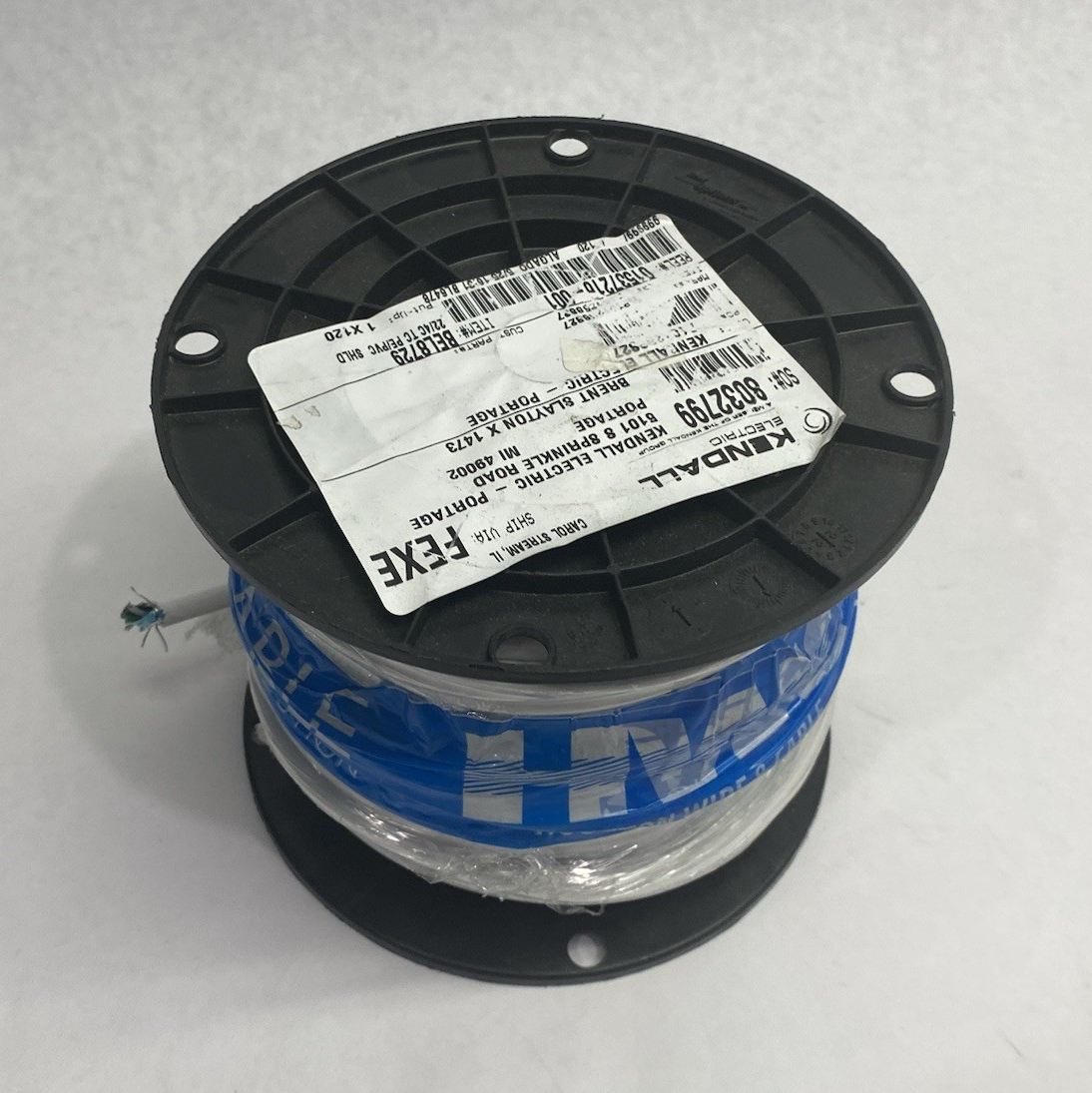 8729 | Belden Shielded Audio, Control, and Instru. Cable 22AWG 4-Cond LOT OF 120ft - New - Maverick Industrial Sales