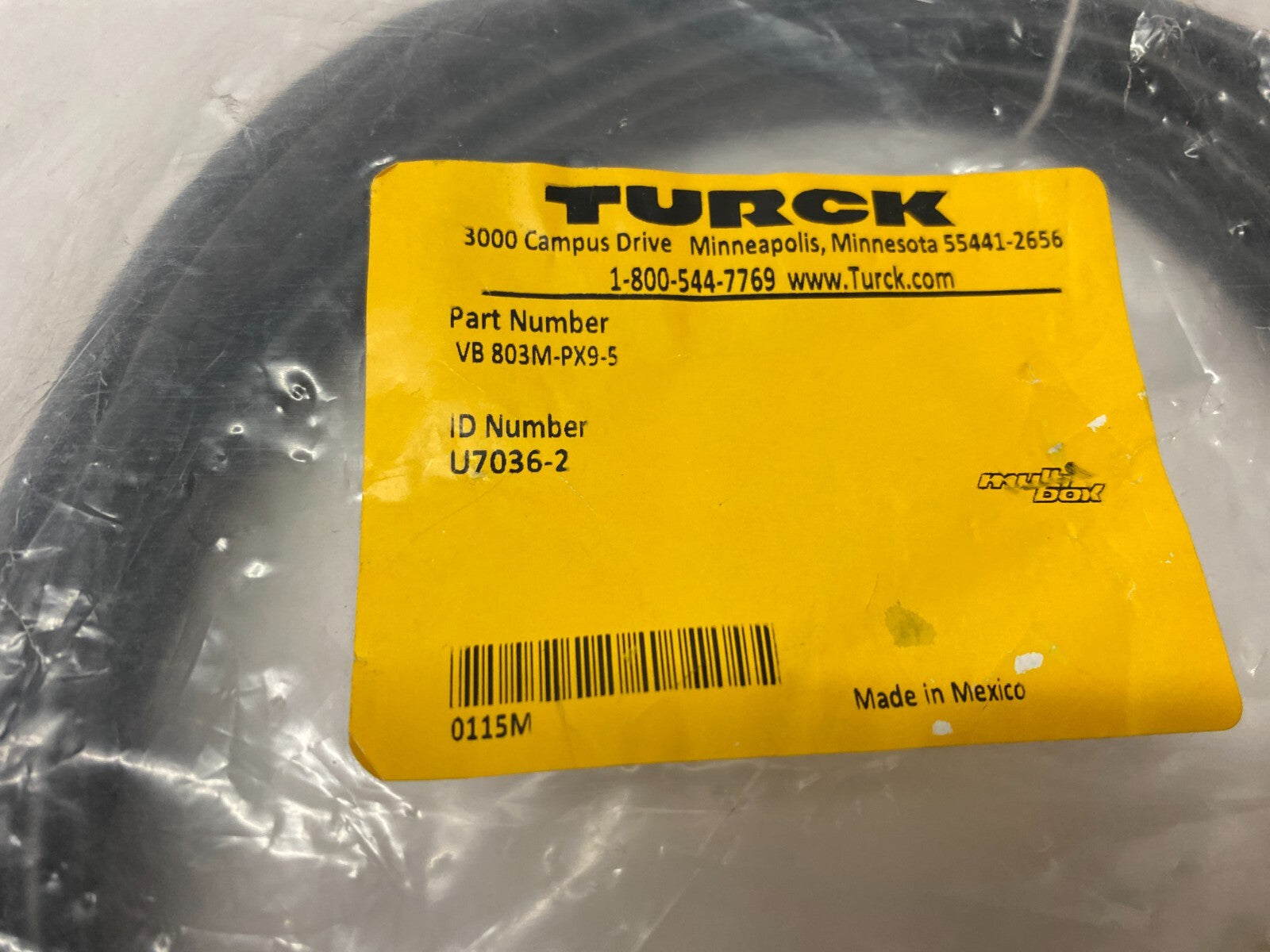 Turck VB 803M-PK9-5 Multibox Junction Box 8-Port, U7036-2 - Maverick Industrial Sales