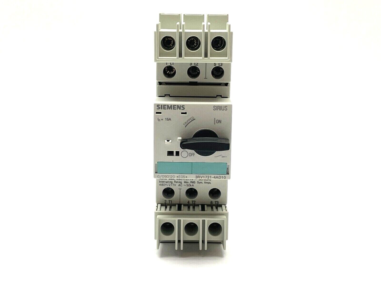 Siemens 3RV1721-4AD10 Circuit Breaker - Maverick Industrial Sales