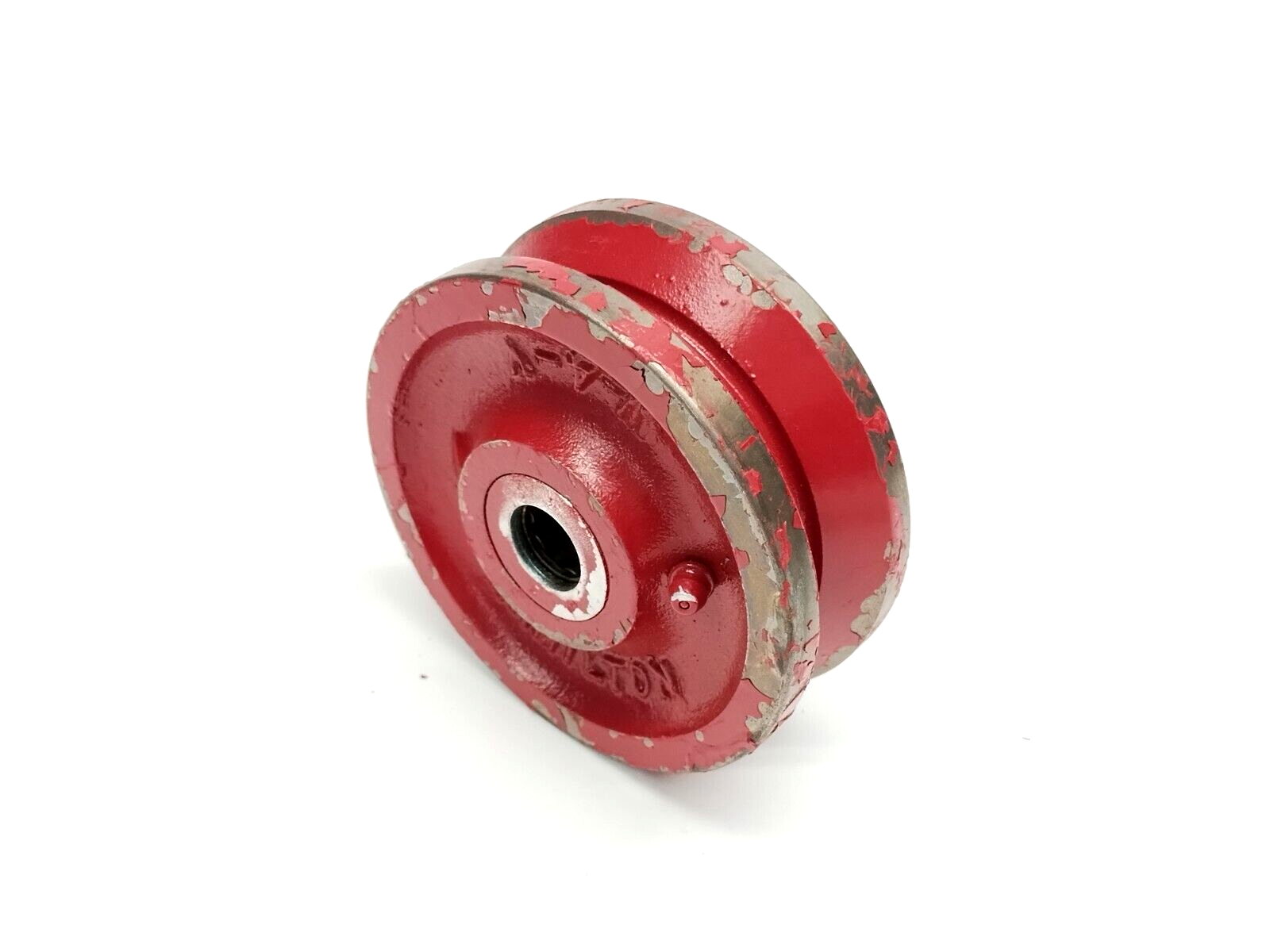 Hamilton W-4-V-5/8 V-Grooved Metal Wheel 4" Dia. x 1-1/2" Face 5/8" Bearing Bore - Maverick Industrial Sales