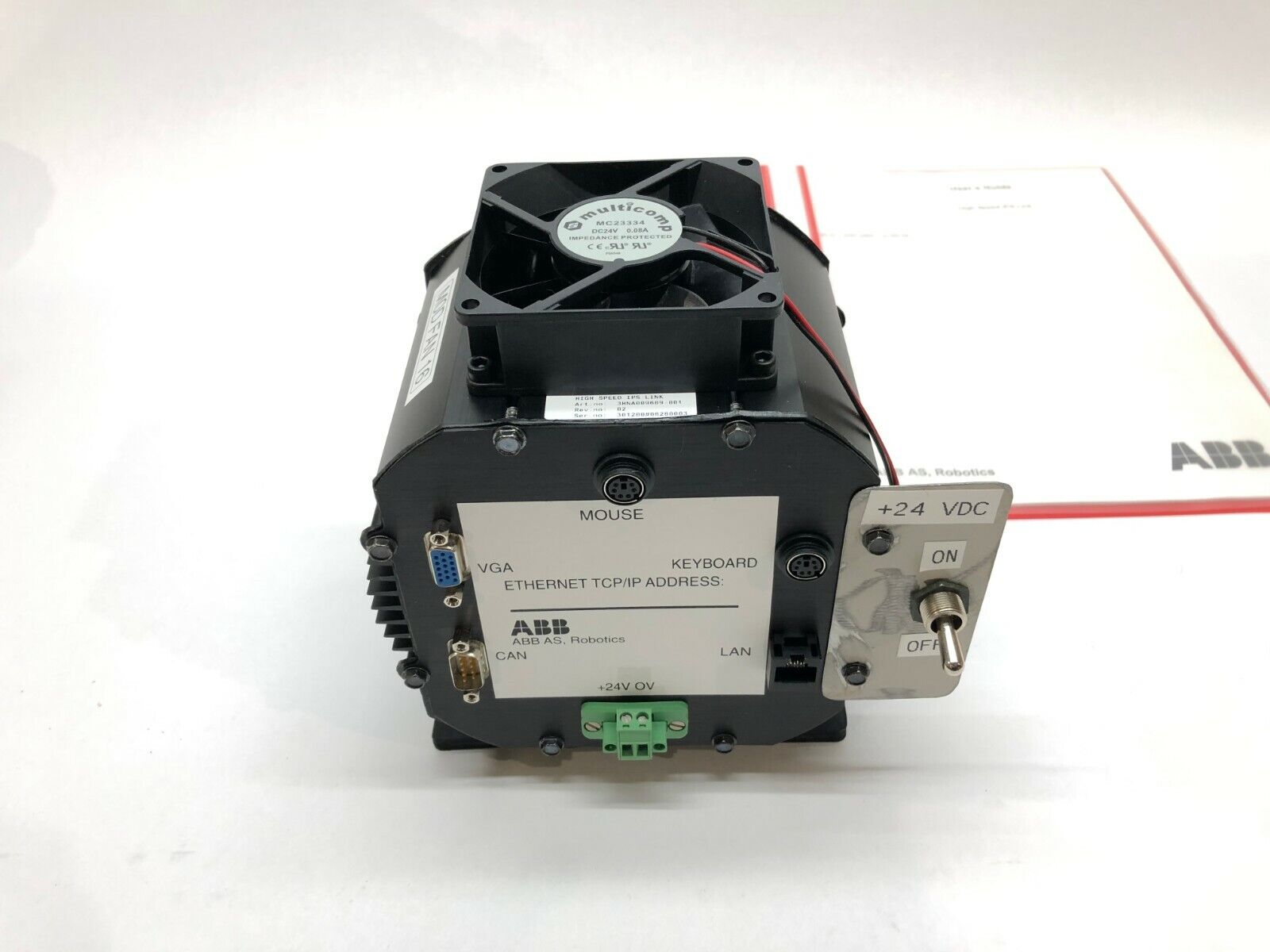 ABB High Speed IPS Link 3HNA009609-001 Rev. 2, Robot Control Module, Paint Spray - Maverick Industrial Sales