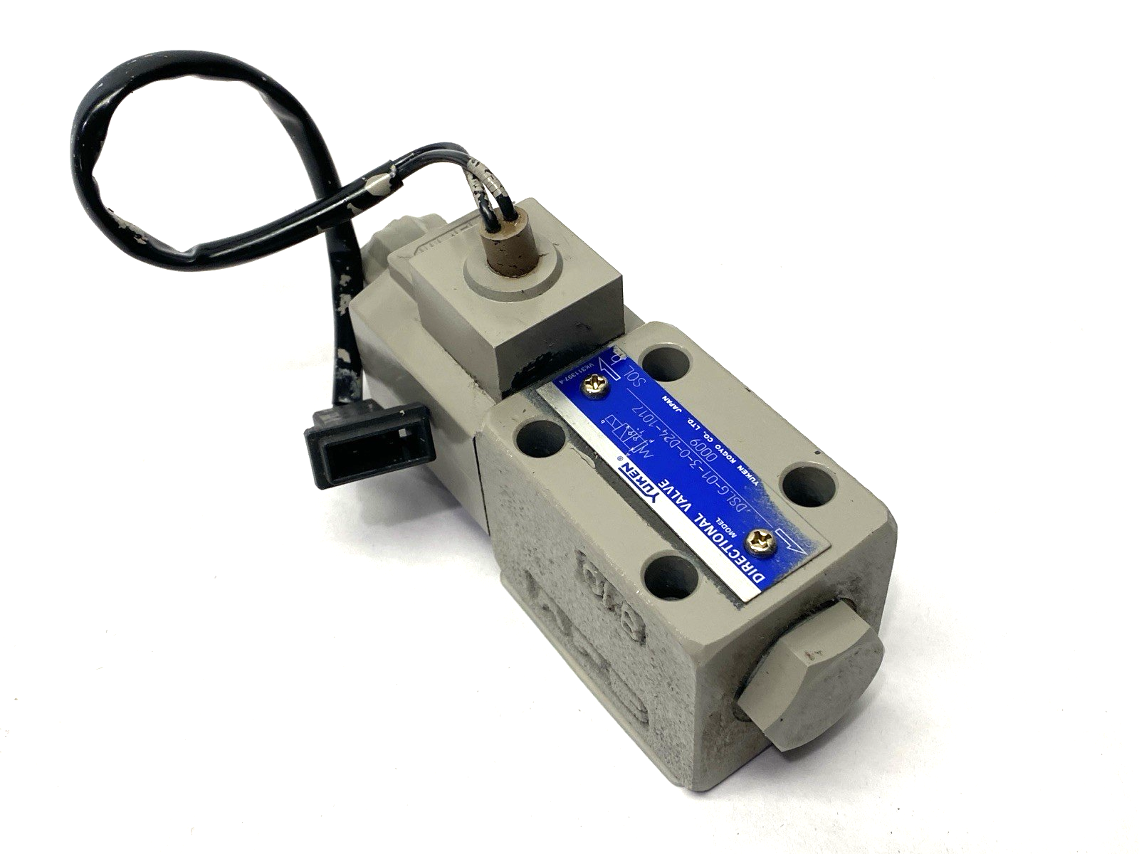 Yuken DSLG-01-3-0-D24-1017 Solenoid Directional Control Valve 3-Position - Maverick Industrial Sales