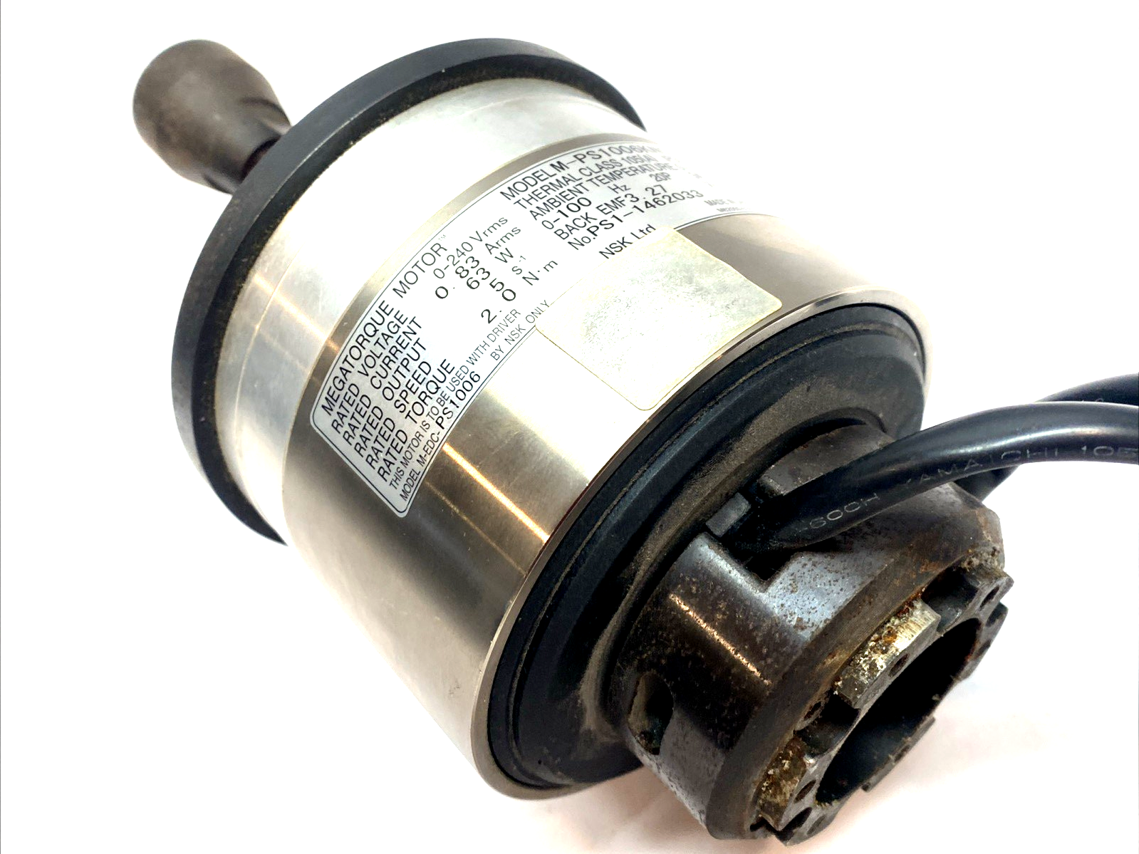 M-PS1006KN002 | NSK Megatorque Direct Drive Motor 6Nm 100mm - Used - Maverick Industrial Sales