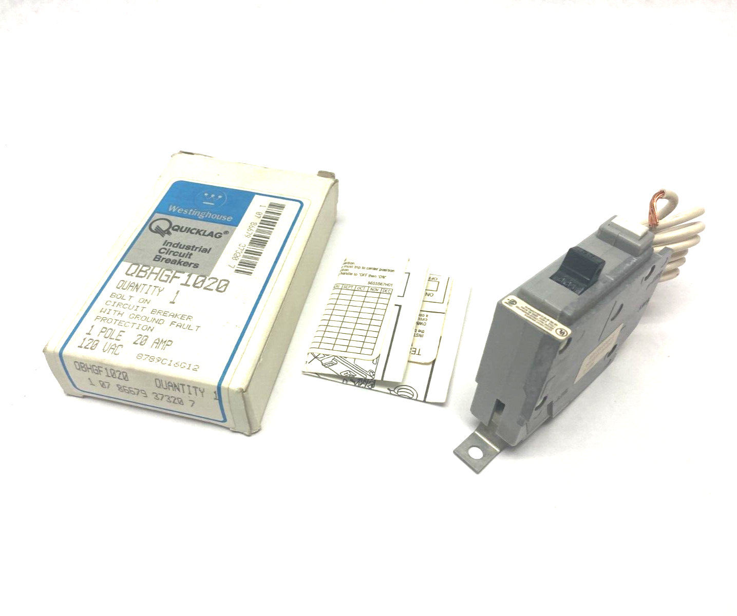 Eaton Westinghouse QBHGF1020 Quicklag Industrial Circuit Breaker Bolt-On - Maverick Industrial Sales
