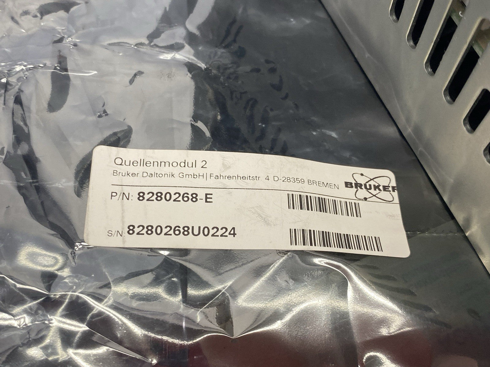 Bruker 8280268-E Source Module 2, Electronic Source Module - Maverick Industrial Sales