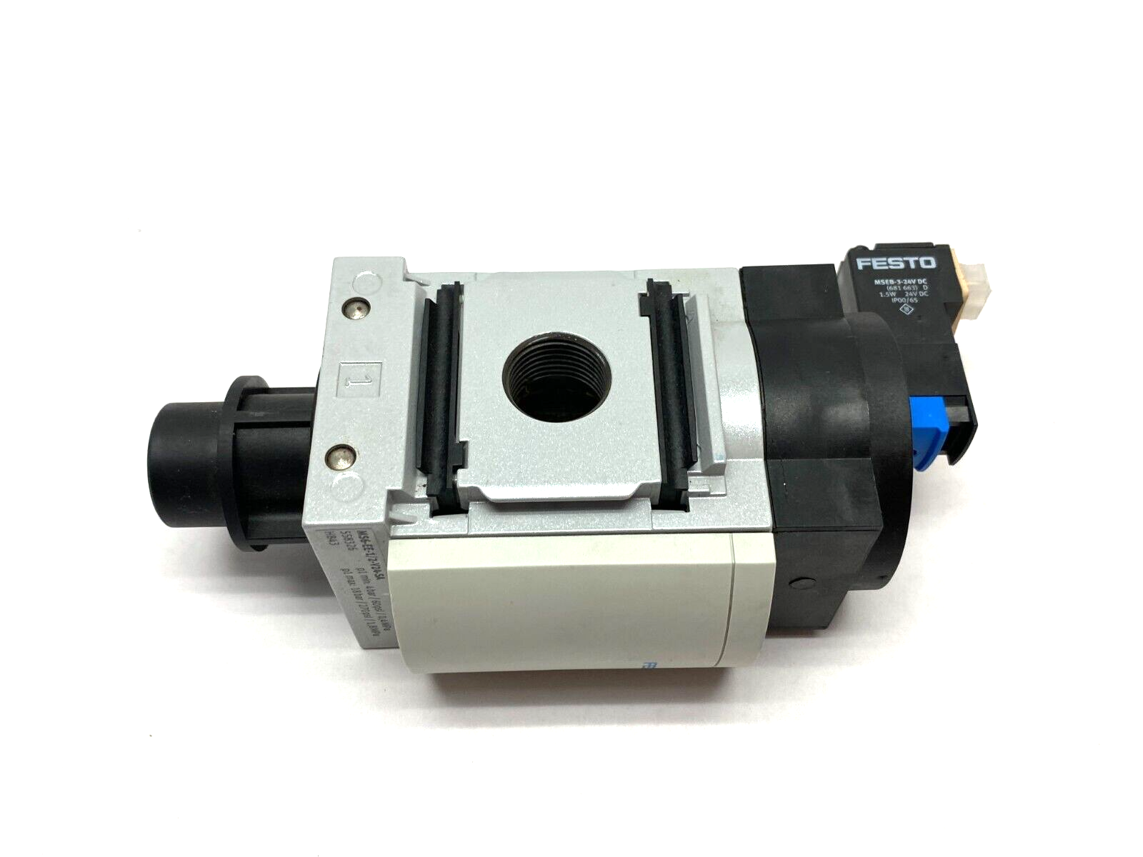 Festo MS6-EE-1/2-V24-SA Solenoid Actuated On/Off Valve 558326 - Maverick Industrial Sales