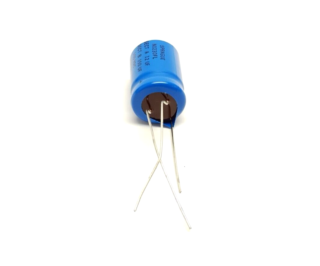 Sprague 34D337 Capacitor 150 uF 100VDC N0230FL 0821H507 - Maverick Industrial Sales