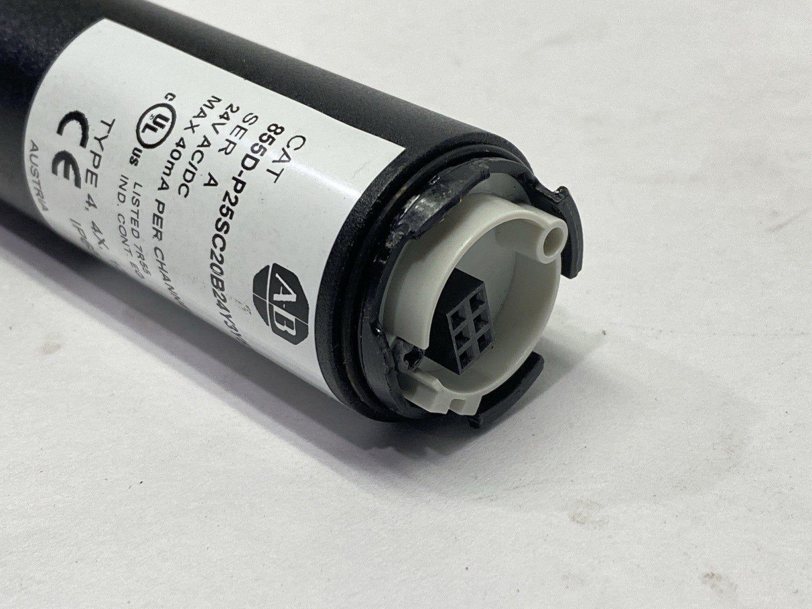 Allen Bradley 855D-P25SC20B24Y3Y5Y4P1 Ser A Stack Light SHORT CORD - Maverick Industrial Sales