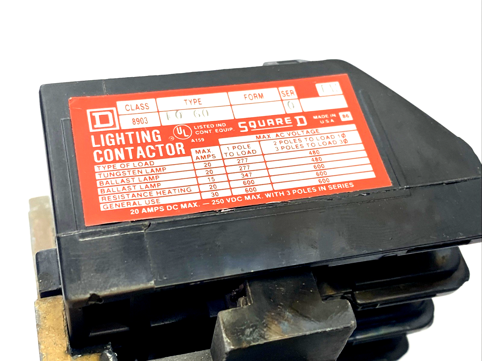 Square D 8903LG60V02 Lighting Contactor & Enclosure Unit 30A - Maverick Industrial Sales