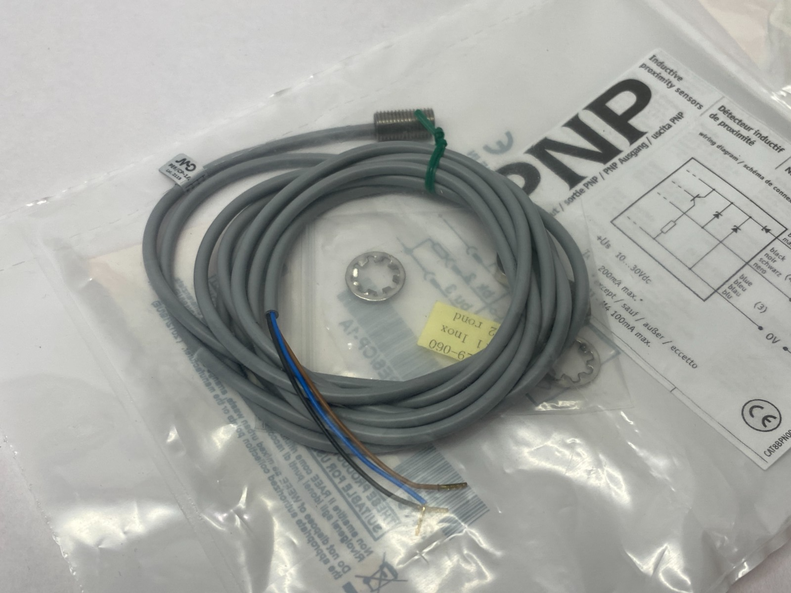 Micro Detectors PE6/CP-1A Inductive Proximity Switch Sensor 10-30VDC - Maverick Industrial Sales